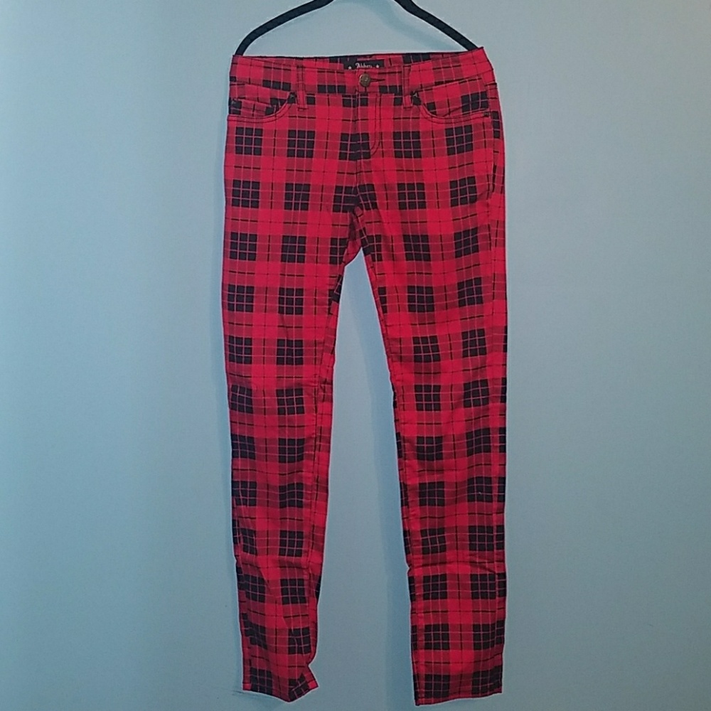 Red Plaid size 3 pants